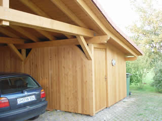 Carport aus Holz